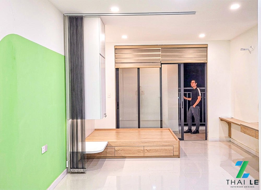 Thi công nội thất căn hộ Central Premium B0820 | 49m2
